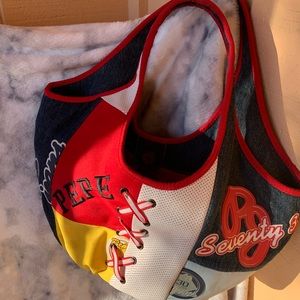 Pepe Jeans denim multi satchel